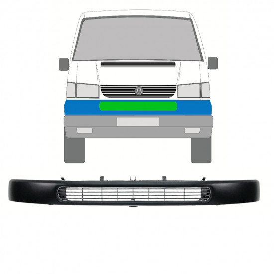 Sprednja Rešetka za Volkswagen T4 Caravelle 1998-2003 /  9786