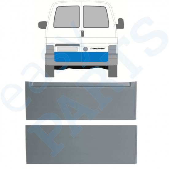 Zunanji popravni panel zadnjih vrat za VW Transporter T4 1990-2003  / Levo+Desno / Komplet 9746