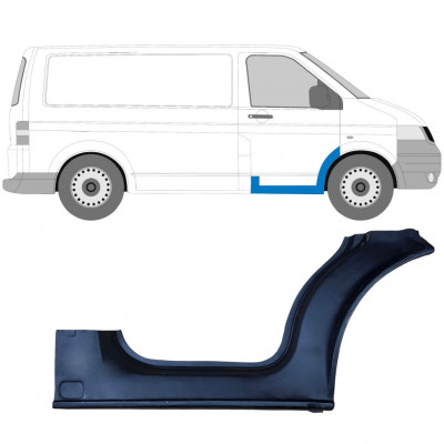 Popravni panel praga sprednjih vrat za VW Transporter T5 2003-2015 / Desna 7138