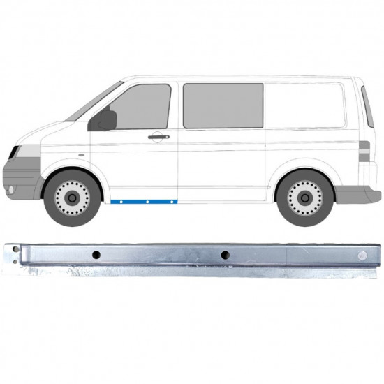 Popravni panel praga sprednjih vrat za VW Transporter T5 2003-2015 / Leva 12000