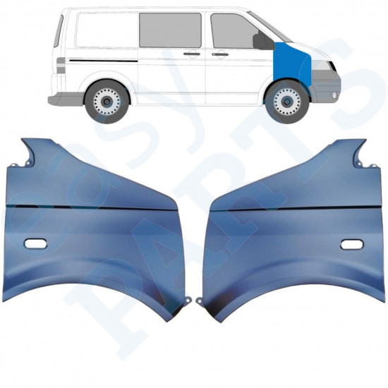 Sprednji blatnik za VW Transporter T5 2003-2015 / Levo+Desno / Komplet 10535