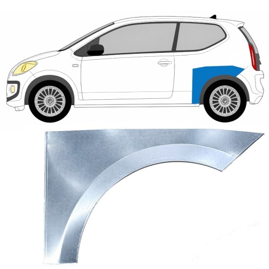 Bok delni za Volkswagen UP! 2011- / Leva 17209