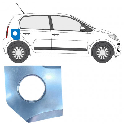 Popravni panel odprtine za gorivo za Volkswagen UP! 2011- / Desna 12763