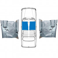 Popravni panel spodnjega dela podvozja za Mercedes W123 1975-1985 / Levo+Desno / Komplet 9866