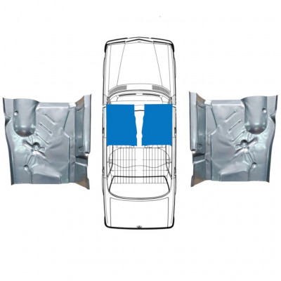 Popravni panel spodnjega dela podvozja za Mercedes W123 1975-1985 / Levo+Desno / Komplet 9866