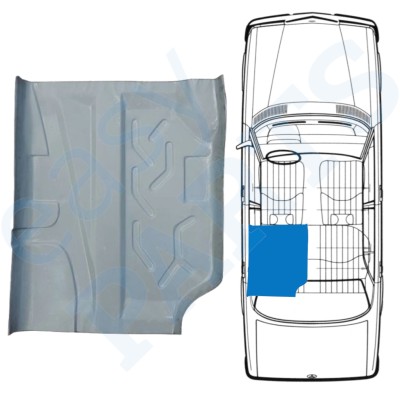 Popravni panel zadnjega dna za Mercedes W123 1975-1985 / Leva 16049