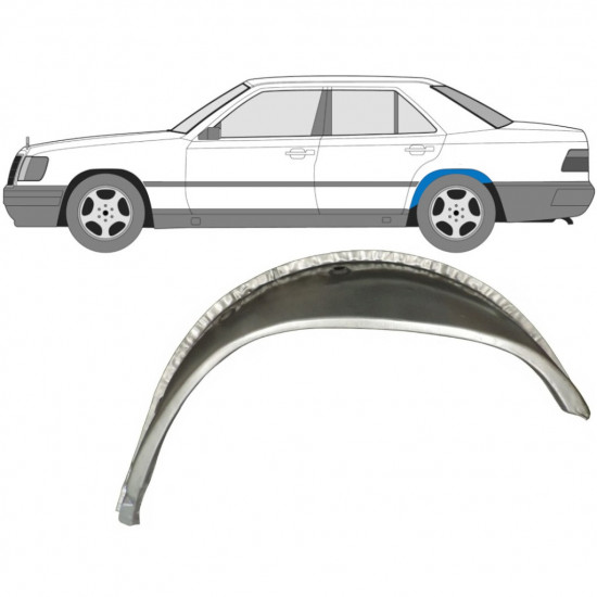 Bok delni notranji za Mercedes W124 1984- / Leva 7184