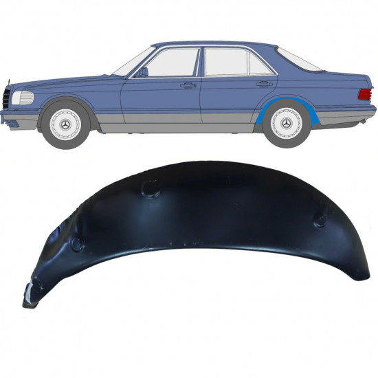 Bok delni notranji za Mercedes S-class 1979-1991 / Leva 7867