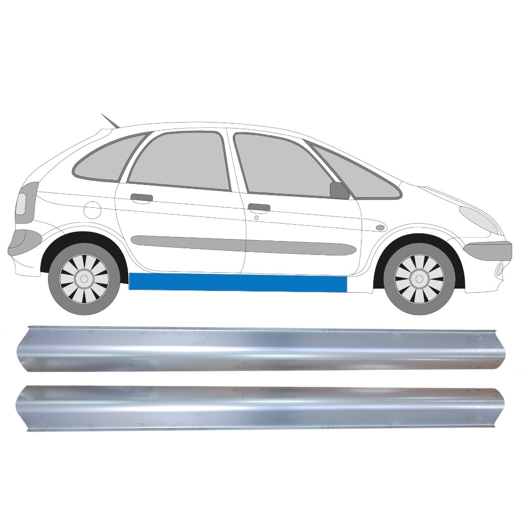 Prag Za Citroen Xsara Picasso 1999-2012 / Levo = Desno (Simetrično) / Komplet 10254