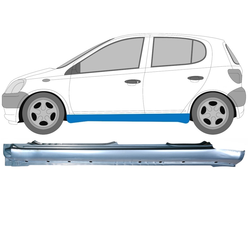 Prag Za Toyota Yaris 1999-2005 / Leva 5465