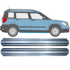 Prag za Skoda Yeti 2009- / Levo+Desno / Komplet 11378