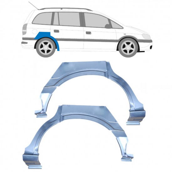 Bok delni za Opel Zafira 1999-2005 / Levo+Desno / Komplet 9403