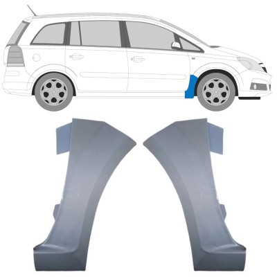 Popravni panel prednjega blatnika za Opel Zafira B 2005-2012 / Levo+Desno / Komplet 16852