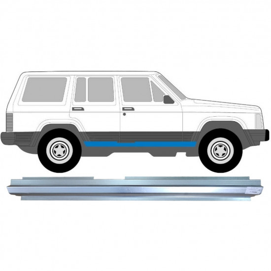 Prag za Jeep Cherokee XJ 1984-2001 / Desna 5251