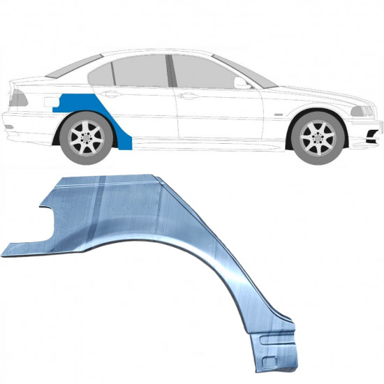 Bok delni za BMW E46 3 1998-2005 / Desna 6206