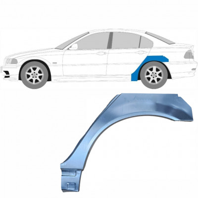 Popravni panel malega zadnjega blatnika za BMW E46 3 1998-2005 / Leva 6201