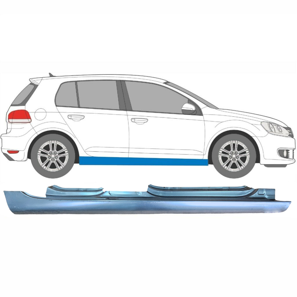 Prag Za Volkswagen Golf 6 2008-2013 / Desna 6299