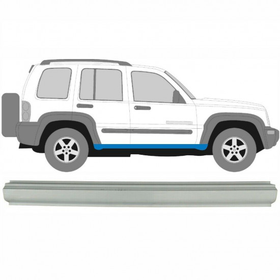 Popravni panel spodnjega praga za Jeep Liberty 2001-2008 / Levo = Desno (simetrično) 5343