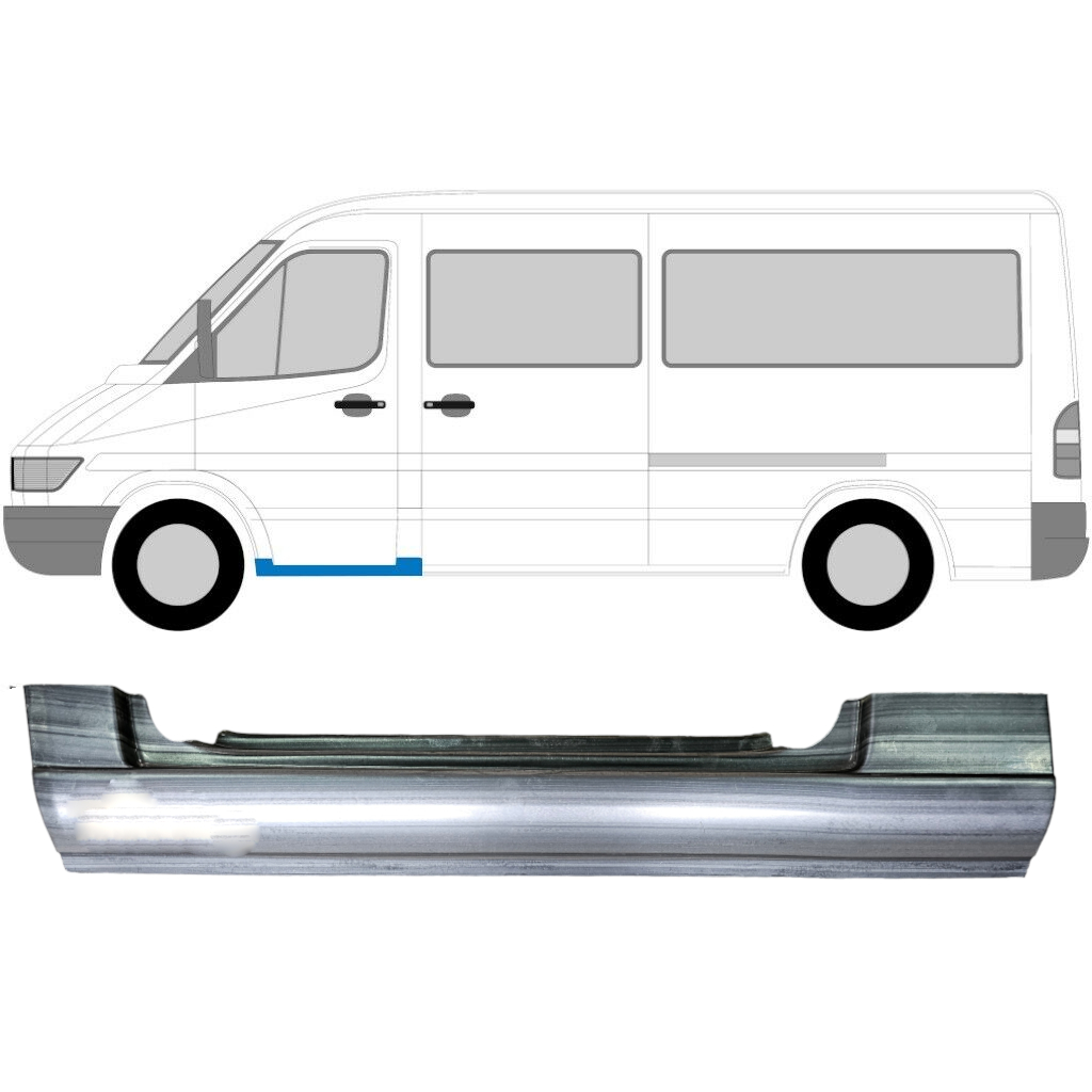 Popravni Panel Praga Sprednjih Vrat Za Mercedes Sprinter 1995-2006 / Leva 5813