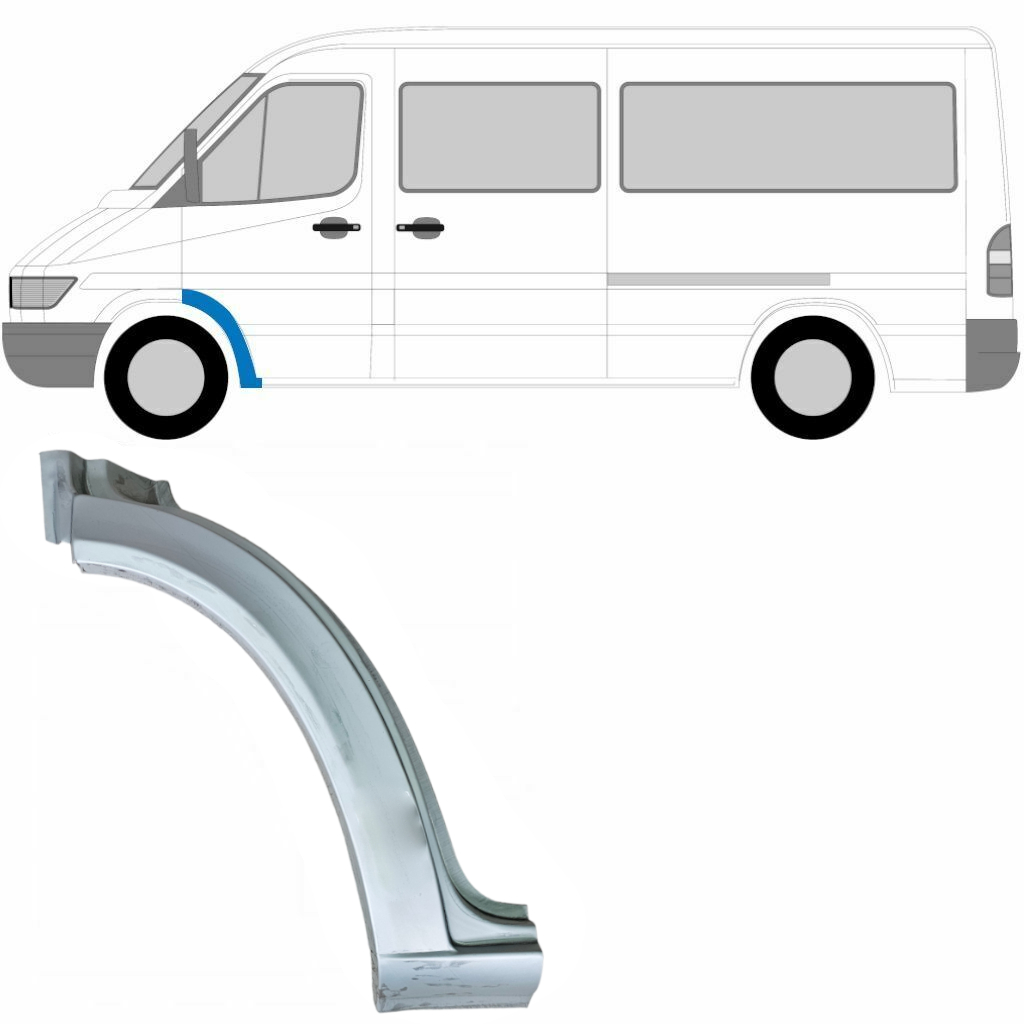 Popravni Panel Prednjega Blatnika Za Mercedes Sprinter 1995-2006 / Leva 5304