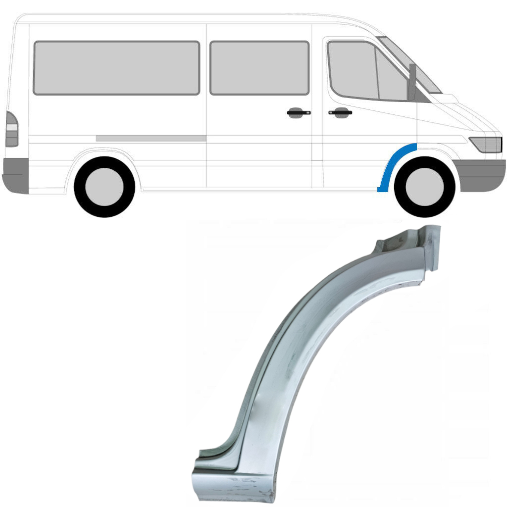 Popravni Panel Prednjega Blatnika Za Mercedes Sprinter 1995-2006 / Desna 5301