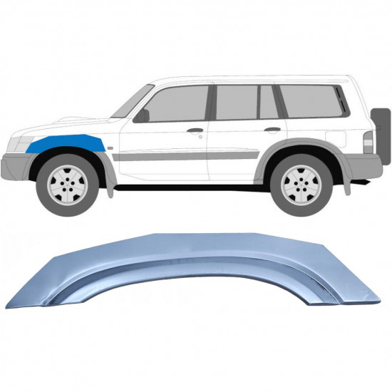 Popravni panel prednjega blatnika za Nissan Patrol 1997-2009 / Leva 6258