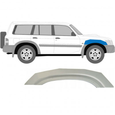 Popravni panel prednjega blatnika za Nissan Patrol 1997-2009 / Desna 6256