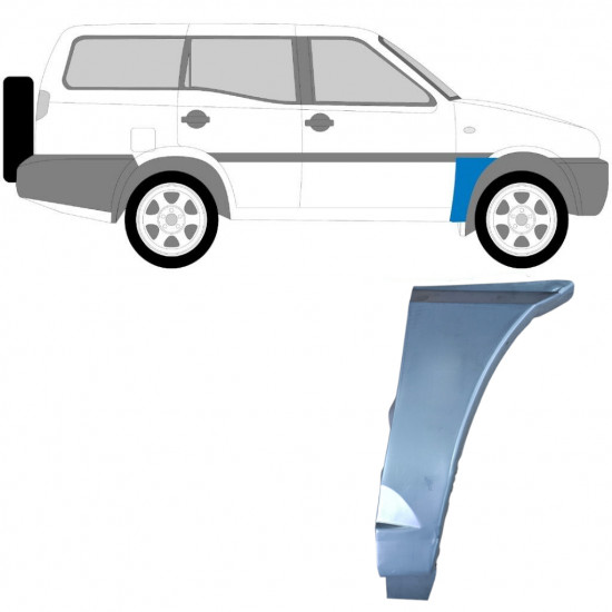 Popravni panel prednjega blatnika za Nissan Terrano 1993-1999 / Desna 6351