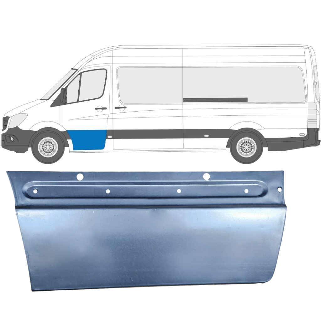 Popravni Panel Sprednjih Vrat Za Mercedes Sprinter 2006 - / Leva 5724